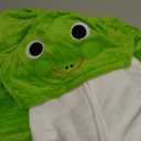 Unisex Adult Animal Onesie Pajamas, Men Women Flannel Halloween Cosplay Costume (XX-Large, Frog)