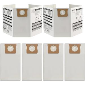 Shop-Vac 90662 10-14 Gallon Disposable Collection Filter Bag, 6 Pack
