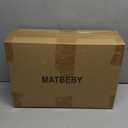 MATBEBY Extra Thick Twin Mattress Topper, 39"x75", Dark Grey, Breathable, Quilted Fitted, Deep Pocket, Machine Washable