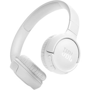 JBL Tune 520BT - Wireless On-Ear Headphones, Up to 57H Battery Life and Speed Charge, Lightweight, Comfortable and Foldable Design, Hands-Free Calls with Voice Aware (White)