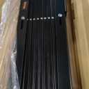 VEVOR Folding Security Door, 87" H x 85" W Accordion Gate, Steel Scissor Gate with Padlock