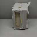 360 Rotating Jewelry Box with 5 Drawers, Spacious Vertical Jewelry Organizer with Glass Window, Jewelry Storage Case, Dustproof & Moisture-resistant Design, Grey