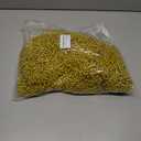 Huskein 120Pcs Gold Mardi Gras Beads Necklaces, 33 Inch Oval Beads Necklaces Gold Accessories, Christmas New Years Eve Party Favors, Mardi Gras Favors New Years Supplies Christmas Decorations