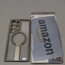 ESR for Samsung Galaxy S24 Ultra Magsafe Case with Kickstand, Wireless Charging Compatible with Magnetic, 3 Stand Modes, Military-Grade Protection, Shockproof Case Slim Fit for S24 Ultra, Clear Grey