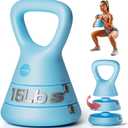 Adjustable Kettlebell, 5lb 9lb 15lb Kettlebell Weights Set, Ergonomic Design & Wide-Handle for Home Gym, Full-Body Workouts Strength Training and Weight Loss, Good for Men Women & Beginners