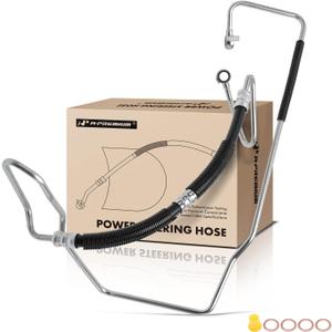 A-Premium Power Steering Pressure Hose Line Assembly Compatible with Lexus GS430 2001-2010 V8 4.3L, GS400 1998-2000 V8 4.0L, Pump To Gear/Rack Pinion