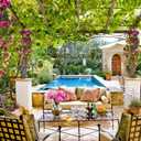 RECUTMS Artificial Hanging Rose Flower Plants Outdoor with 30 LED Fairy String Lights Fake Flowers for House Garden Patio Front Porch Indoor Decor (Purple)