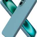 ORNARTO Compatible with iPhone 16 Plus Case 6.7, Slim Liquid Silicone 3 Layers Full Covered Soft Gel Rubber Phone Case Protective Cover 6.7 Inch, Cactus