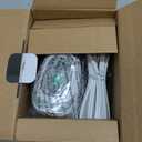 BEAUTURAL Mini Travel Steam Iron for Clothes with Dual Voltage, Temperature Control, Non-Stick Soleplate and Cord Storage, Ideal for Sewing, Quilting and Handcraft (White)