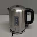 1.1Qt (1L) Electric Kettle, Tea Kettle & Water Boiler, with Auto Shut-Off, Boil Dry Protection, High-Safety Strix Thermostat, BPA-Free, 1500W, Stainless Steel, New Model, Black & Silver