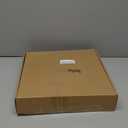 Aoriher 5 ft Pre-lit Pop up Collapsible Black Christmas Tinsel Tree Decor with Purple String Lights Reusable Artificial Sequins Pencil Slim Tree with 4 Legged Bracket Holiday Party Indoor Outdoor Home