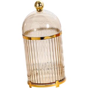 Coffee Spoon Holder Cup, Dessert Fork Holder Home Decor Fork Storage, Countertop Organizer Modern Tableware Holder Utensil Holder for Kitchen, Brown