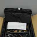 Collapsible Wagon Cart Foldable Beach Wagon with All-Terrain Wheels - 380 LBS Heavy Duty Grocery Cart for Shopping, Beach, Camping, Sports, Garden (Black)