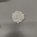 RattanView 24 Set 3D DIY Flower Ceramics to Paint Kit Ready to Paint Your Own Flower Figurines Unpainted Ceramics Spring Painting Statues Crafts for Adult Party Favor