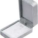 Giftop Classic Velvet Jewelry Gift Box Case for Necklace Pendant (Grey)