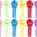 12pcs Octopus Water Balls, Multi-Color Sensory Bath Toys Cute Water Splash Balls Floating Pool Toys for Boys and Girls