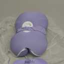 Knee Pillow for Side Sleepers - Smooth Spine Alignment Pillow, Memory Foam Knee Pillows for Back Hip Pain, Spine Aligning, Sciatica, Surgery Recovery, Pregnancy (Purple)