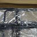 4 Pack String Light Poles for Outside, Thickened Metal Christmas Lights Hanger Pole Outdoor with Fork, Lighting Hanging Post Accessories for Patio Decor Garden Backyard Yard Outside Decorations