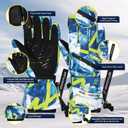 MORXPLOR Winter Ski Snow Gloves Men Women,Windproof Touchscreen Snowboard 3M Thinsulate Insulated Warm Winter Snowmobile Gloves