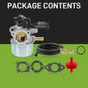 594287 799154 120P02 0001 Carburetor Replacement for 595390 120P02 0001 591597 593380 120P02 0001 121S02-0011-F1 110P02 0003 F1 for Craftsman for Troy Bilt 190cc Pressure Washer