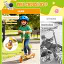 Kick Scooters for Kids 3-5 5-7 Years Age - Handlebars Flexible Steer,Height Adjustable,Stable Light Up Three Wheeled Toddler Scooter for Boy & Girl,Indoor Outdoor Kid Child Toy Gift