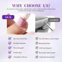 2 x 2 in 1 Cuticle Oil Pusher Pen, Ceramic Cuticle Remover Pen, Nourish, Moisturize & Brighten Nails (3pcs)