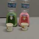 TOYANDONA 2Pcs Lovely Mini Water Dispenser for Kids Cartoon Drinking Water Fountains Miniature Life Play Scene Model Doll House Accessories (Random Pattern)