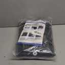 Magnetic Screen Door Mesh Left Right Side Opening Upgraded PET Material Mesh Stronger Than Fiberglass and Polyester,Keep Bugs Out,Pet & Kid Friendly Fit Door Size 96"X80",Screen Size 98''X82'' (Black)