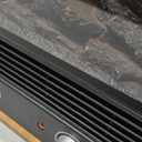 Shinic Electric Fireplace Heaters for Indoor Use,1500W Space Heater with Crackling Sound & 3D Realistic Flame, Safety Protection, Portable Fireplace Heater for Home Office Christmas Decoration, Oak (11.8" x 5.9" 14.6")