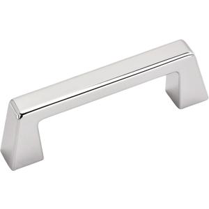 2 x Amerock | Cabinet Pull | Polished Chrome | 3 inch (76 mm) Center to Center | Blackrock | 1 Pack | Drawer Pull | Drawer Handle | Cabinet Hardware