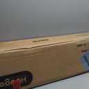 Huuger 5 Tier Bookshelf, L Shaped Corner Bookshelf with 10 Open Shelves, 49.4 Inch Straight Wide Bookcase with Metal Frame and Wooden Board, Adjustable Feet, Grey