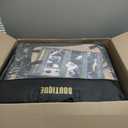 YIERTAI Car Seat Covers Compatible with Chevy Chevrolet Silverado GMC Sierra Custom fit for 2007-2025 1500 2500 3500 HD Crew Cab Trail Boss Pickup with Waterproof Leather, Full Set, Black-Red