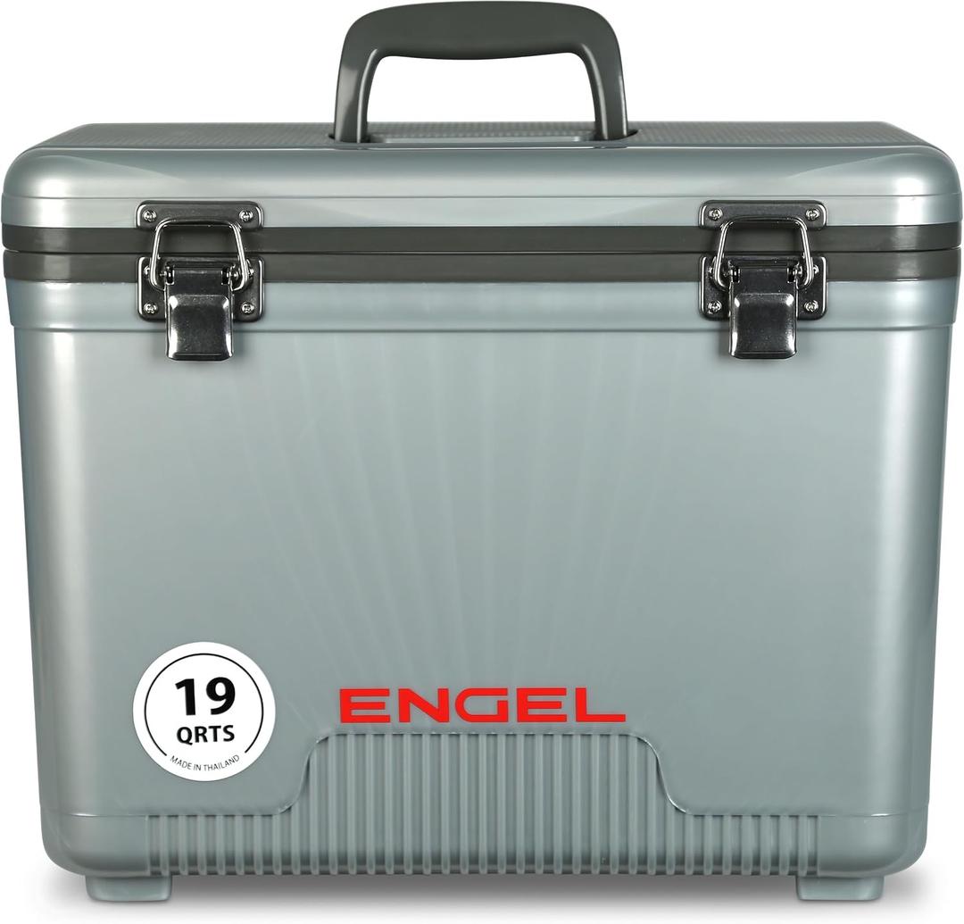 Engel 19qt Leak-Proof, Air Tight, Drybox Cooler and Small Hard Shell Lunchbox for Men and Women, 19 Quart