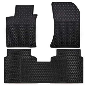 Ucaskin Car Floor Mats Custom Fit for Nissan Altima 2019 2020 2021 2022 2023 2024 2025 2026 &UP Odorless Washable Rubber Heavy Duty All Weather Protection Car Floor Liner-Black