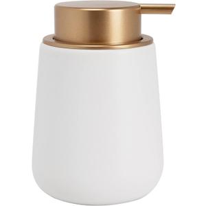 Soap Dispenser Ceramic with Easy-to-Press Pump Hand Lotion Liquid Dispenser for Shampoo Bathroom Kitchen 12 oz
