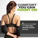 AVALANCHE Elbow Brace to Support Tendonitis, Joint, Golfers Elbow, & Tennis Elbow Relief & Recovery - Elbow Support Compression Sleeve (X-Large)