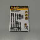 11-Piece Impact Socket Adapter Set, 1/4-Inch Hex Shank, 1/4" 3/8" 1/2" Impact Socket Driver Set, Drill Sockets Extension Bit, Sockets Driver Adapter, Drill Extension with Holder