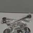 Urban Deco 16PK Table Number Holders Place Card Holders 12 Inch Table Card Holders Steel Card Holders for Photos, Food Signs, Memo Notes, Weddings, Restaurants, Birthdays(Black)