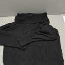 Oversized Turtleneck Pullover Sweater Cable Knit Long Sleeve Sweater Tops
M