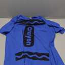 Crayon Tshirt Halloween Costume for Men Women Adult Size | Funny Cool Shirt idea | Graphic tee (Large, Blue)