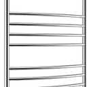 HEATGENE Towel Warmer Wall Mount Electric Plug-in/Hardwired Heated Towel Rack, 4-Supports Mirror Polish