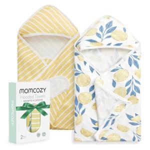 Momcozy Baby Towel with Hooded - Ultra Soft & Absorbent Large Bath Towel Set for Comfort & Gentle on Baby's Skin - Med Thick& Durable -Shower Gift & Bath Essential for Newborn, Infant, Toddler Momcozy Baby Towel with Hooded - Ultra Soft & Absorbent Large Bath Towel Set for Comfort & Gentle on Baby's Skin - Med Thick& Durable -Shower Gift & Bath Essential for Newborn, Infant, Toddler