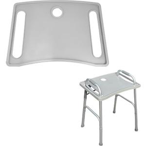 Walker Tray with Cup Holder, Molded Plastic Food Tray, Fits Most Folding Walkers