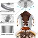 Noalto Reusable K Cups for Keurig,Stainless Steel Refillable Coffee Pods - Metal K Cup Reusable Coffee Filter for K-Classic K-Elite K-Express K-Mini Keurig 1.0 & 2.0, BPA Free (2 pack)