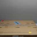 Lufeiya White L Shaped Computer Desk with Power Outlet Shelves, 40 Inch Small Reversible Corner Desk for Small Space Home Office, L-Shaped Desk PC Desks, White