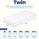 Neo Sleep Twin Size Mattress, 8 Inch Hybrid Comfort & Supportive Mattress in a Box, Cooling Gel Memory Foam and Spring with Pressure Relief, CertiPUR-US Certified