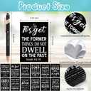Estune 72 Pcs Christian Bible Gifts Set Bulk Religious Scripture Notebooks Scripture Quote Inspirational Ballpoint Pens Verse Keychain Christmas Inspirational Bible Gifts for Office (Classic)