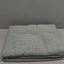 Linen Duvet Cover Queen Size - Soft Breathable Cotton Linen Blend, 3-Pieces Bedding Set with 2 Pillowcases, Stonewashed Texture, All-Season Comfort