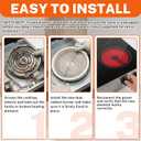 Upgraded WB30X24111 9-In Dual Range Radiant Surface Element Compatible with GE Hot-Point, WB30T10133 Dual Surface Burner Element Replaces WB30T10133 AP5989975 4465256