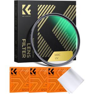 K&F CONCEPT 39mm MC UV Protection Filter with 28 Multi-Layer Coatings HD/Hydrophobic/Scratch Resistant Ultra-Slim UV Filter for 39mm Camera Lens (Nano-X Series)